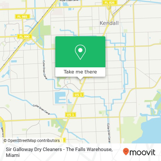 Sir Galloway Dry Cleaners - The Falls Warehouse map