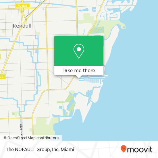 Mapa de The NOFAULT Group, Inc