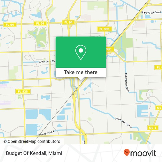 Budget Of Kendall map