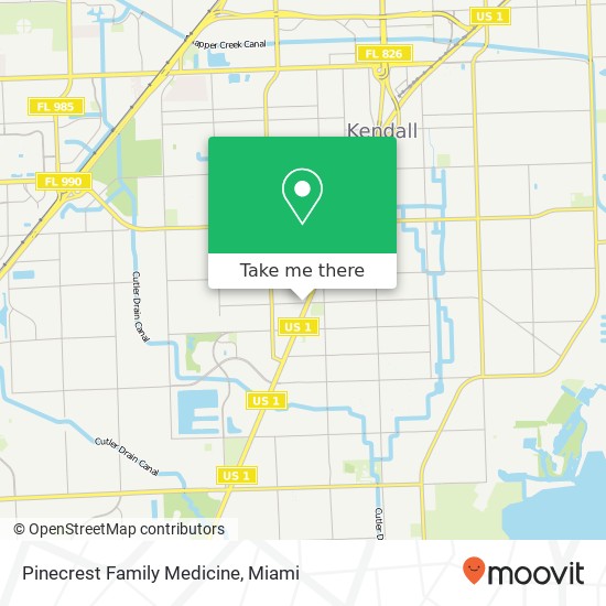 Mapa de Pinecrest Family Medicine