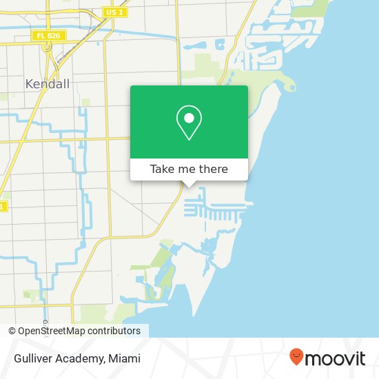 Mapa de Gulliver Academy