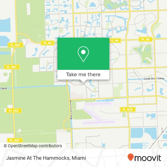 Jasmine At The Hammocks map