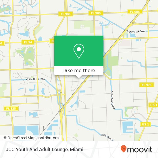 Mapa de JCC Youth And Adult Lounge