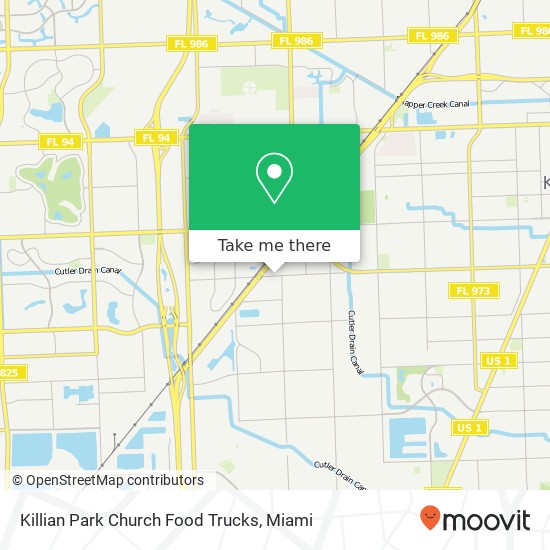 Killian Park Church Food Trucks map