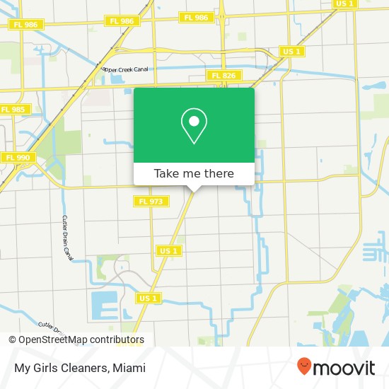 My Girls Cleaners map