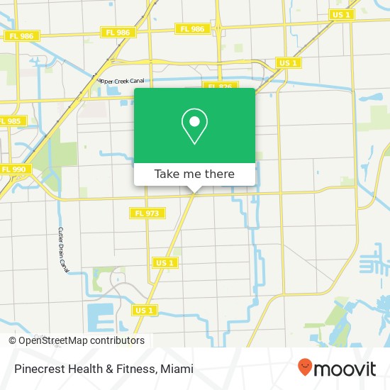 Pinecrest Health & Fitness map