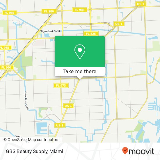 GBS Beauty Supply map