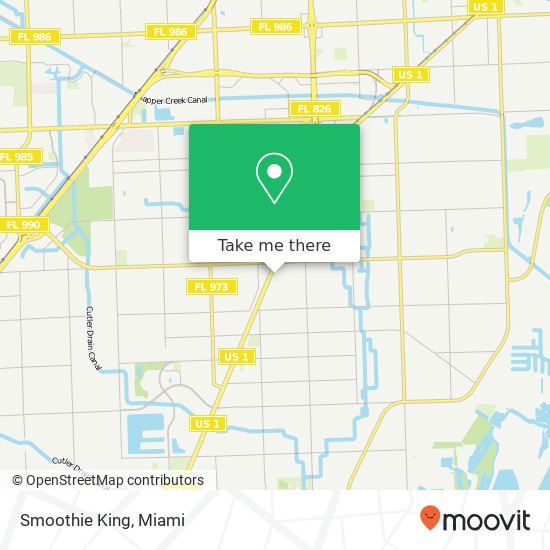 Mapa de Smoothie King