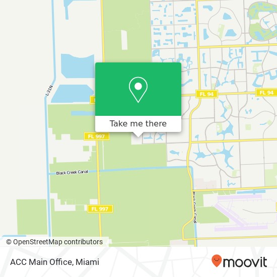 Mapa de ACC Main Office