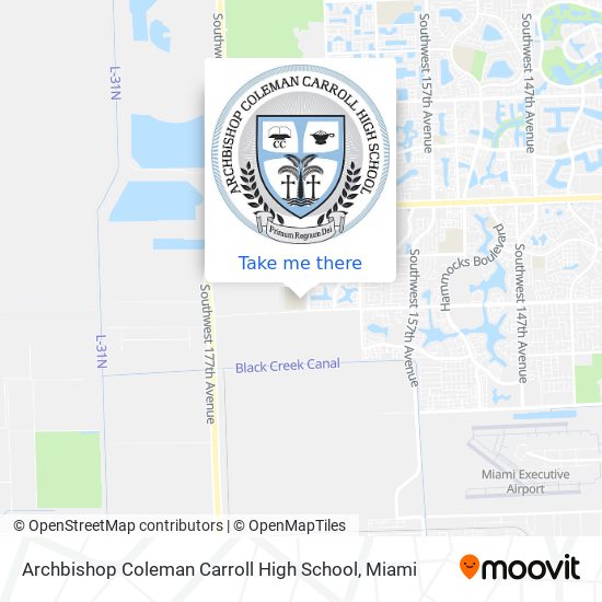 Mapa de Archbishop Coleman Carroll High School