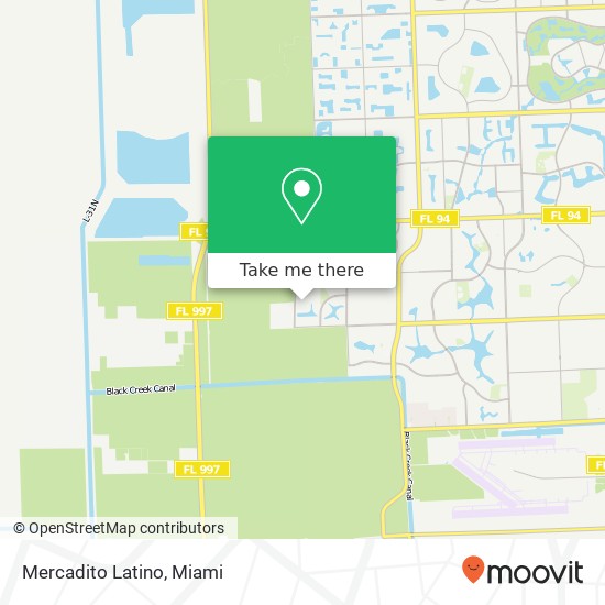 Mercadito Latino map