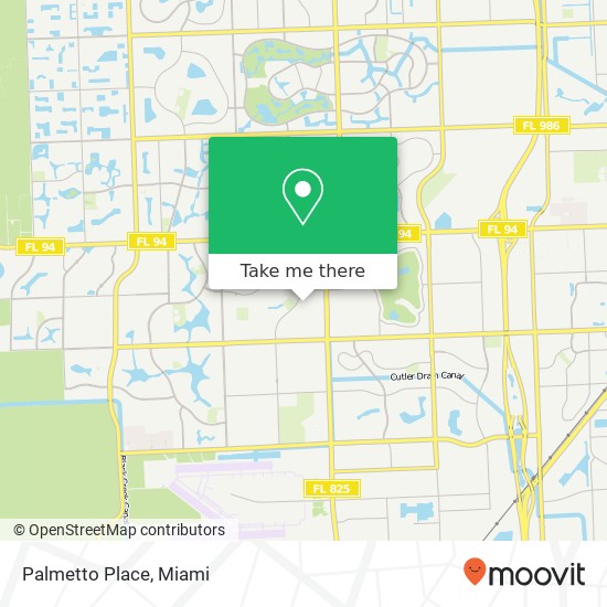 Palmetto Place map