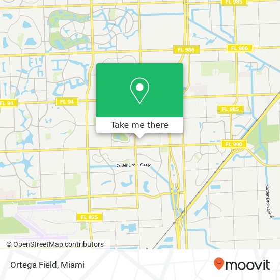 Ortega Field map