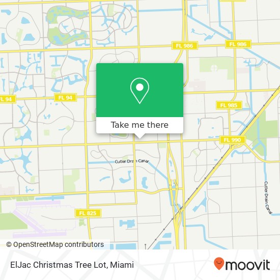 ElJac Christmas Tree Lot map