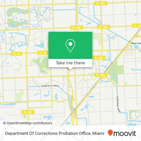 Department Of Corrections Probation Office map