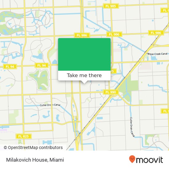 Milakovich House map