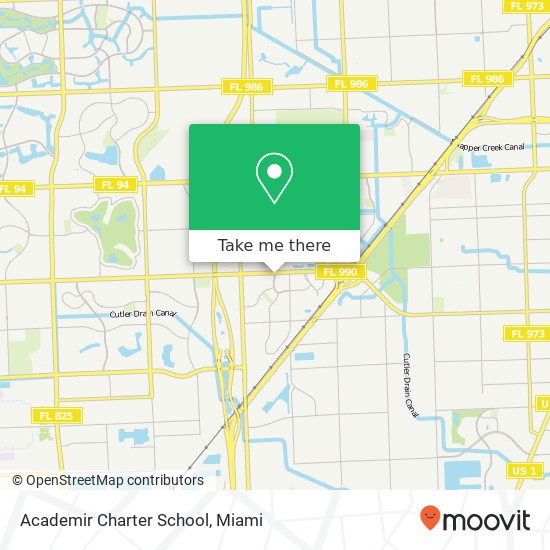 Academir Charter School map