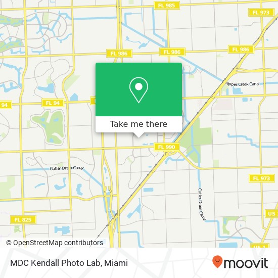 Mapa de MDC Kendall Photo Lab