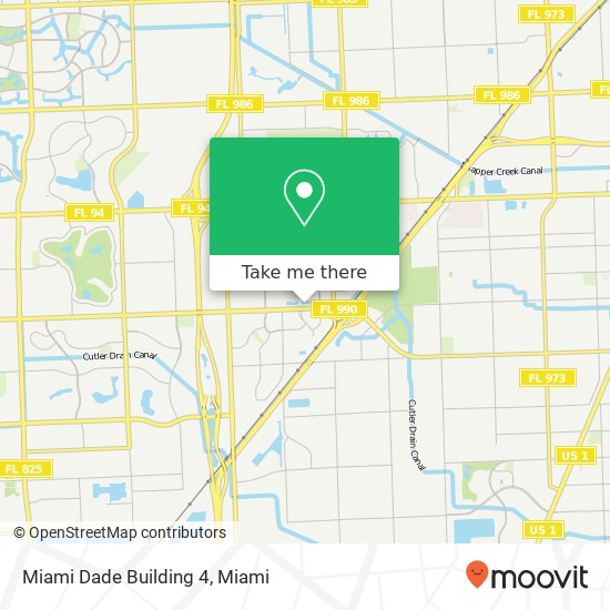 Miami Dade Building 4 map