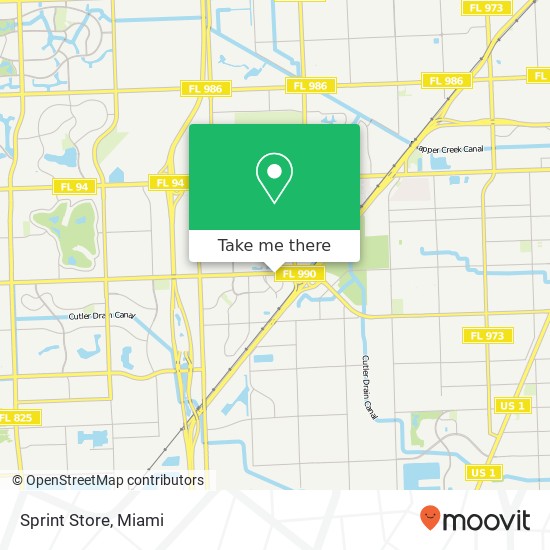 Sprint Store map