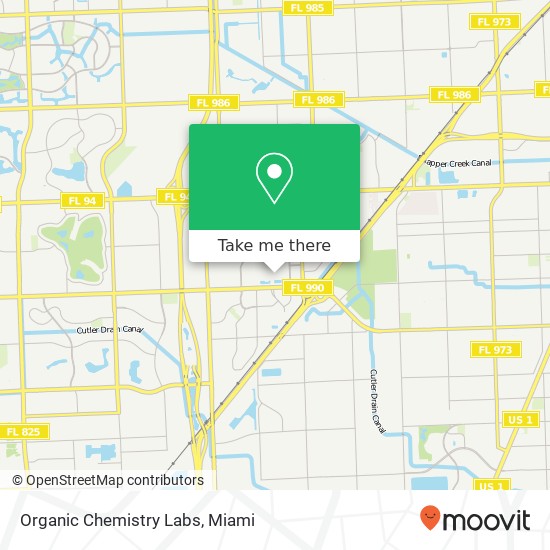 Organic Chemistry Labs map