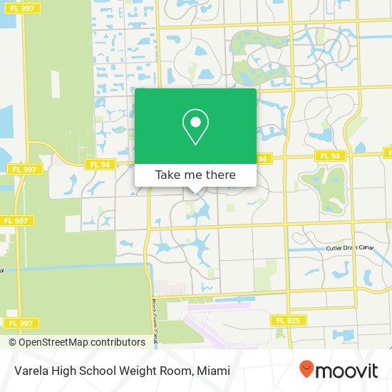 Varela High School Weight Room map