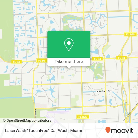 LaserWash "TouchFree" Car Wash map