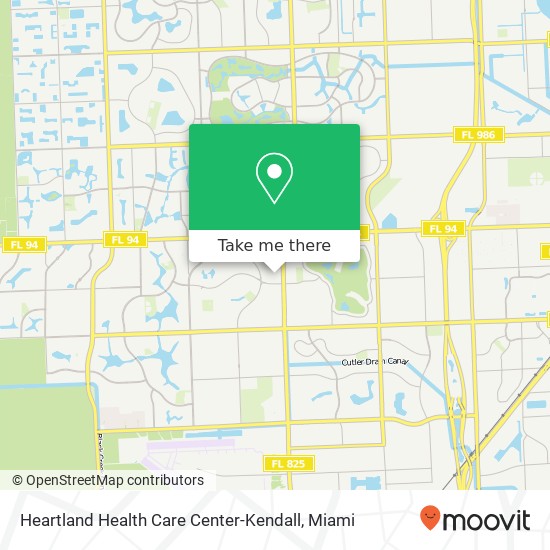 Heartland Health Care Center-Kendall map