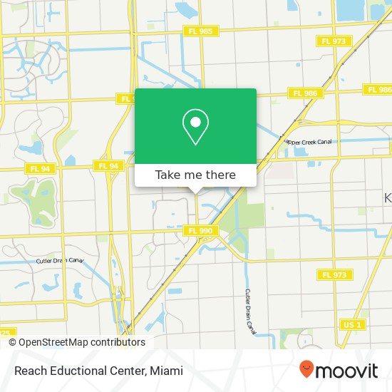 Reach Eductional Center map