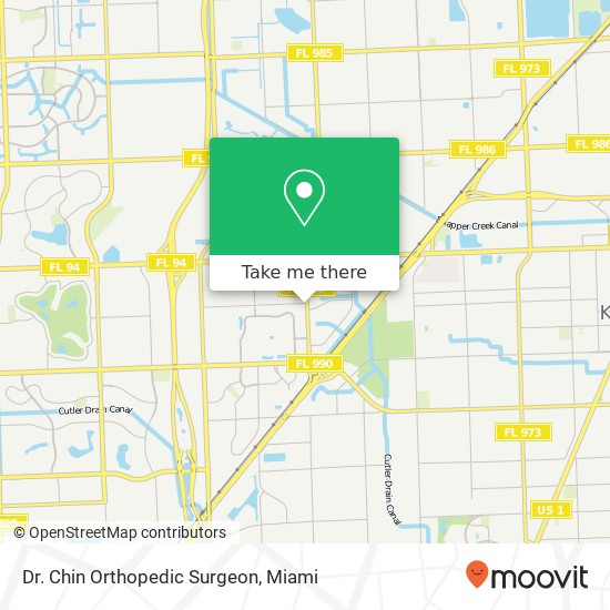 Dr. Chin Orthopedic Surgeon map