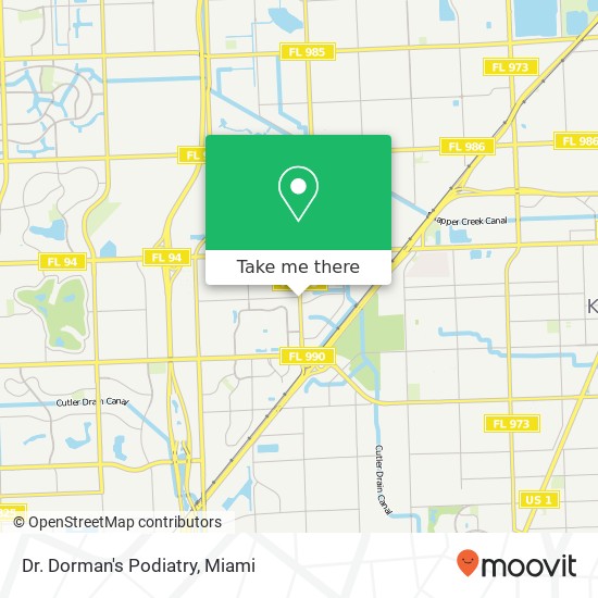 Mapa de Dr. Dorman's Podiatry