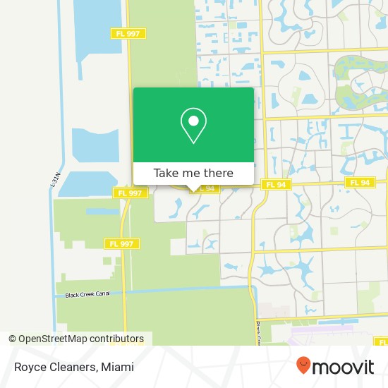 Royce Cleaners map