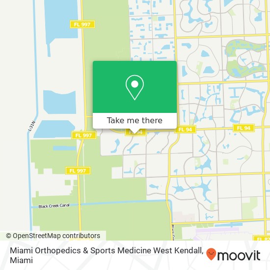 Miami Orthopedics & Sports Medicine West Kendall map