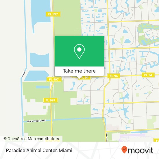 Paradise Animal Center map