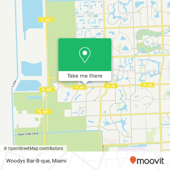 Woodys Bar-B-que map