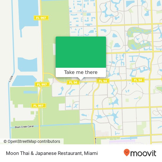 Moon Thai & Japanese Restaurant map