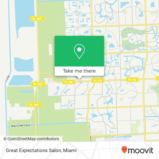 Mapa de Great Expectations Salon