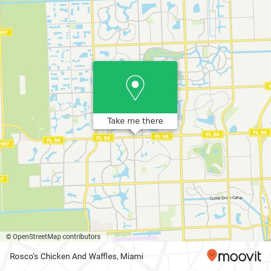 Rosco's Chicken And Waffles map