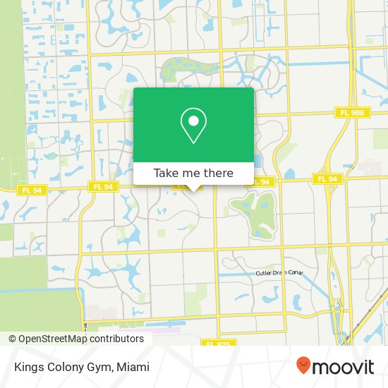 Mapa de Kings Colony Gym