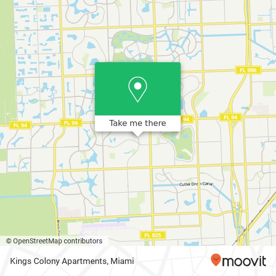 Mapa de Kings Colony Apartments