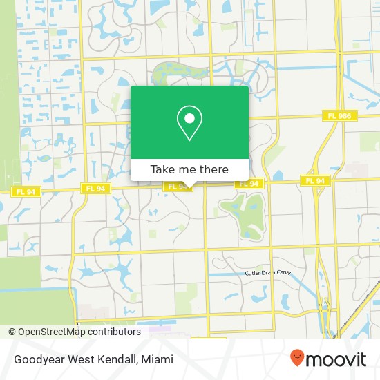 Mapa de Goodyear West Kendall