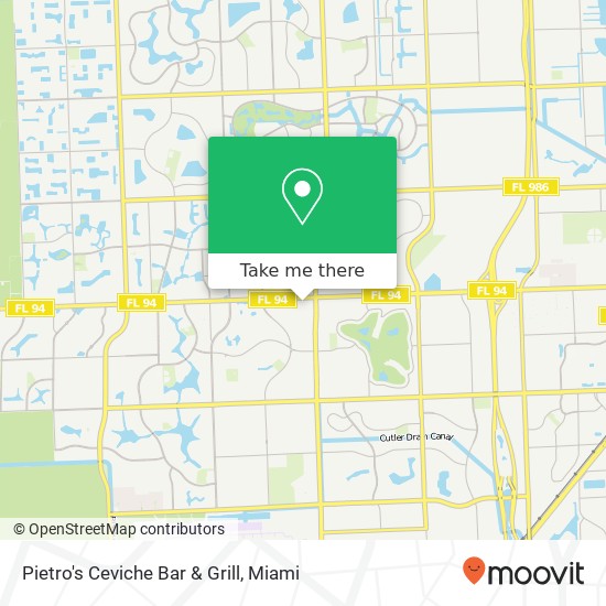 Mapa de Pietro's Ceviche Bar & Grill