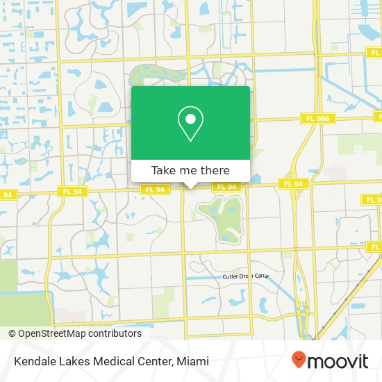 Kendale Lakes Medical Center map