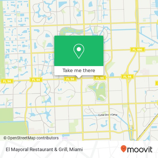 Mapa de El Mayoral Restaurant & Grill