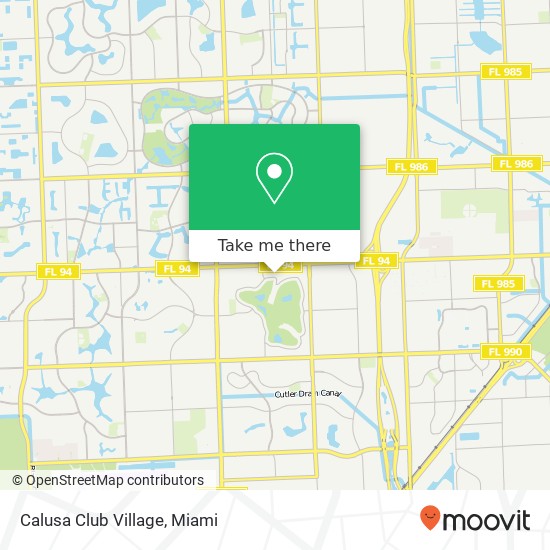 Calusa Club Village map