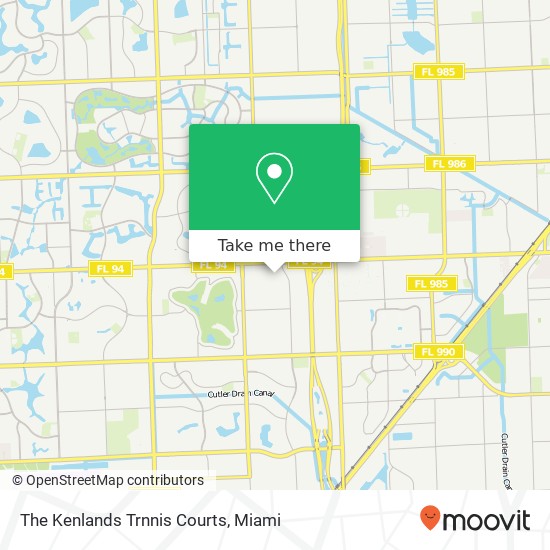 The Kenlands Trnnis Courts map