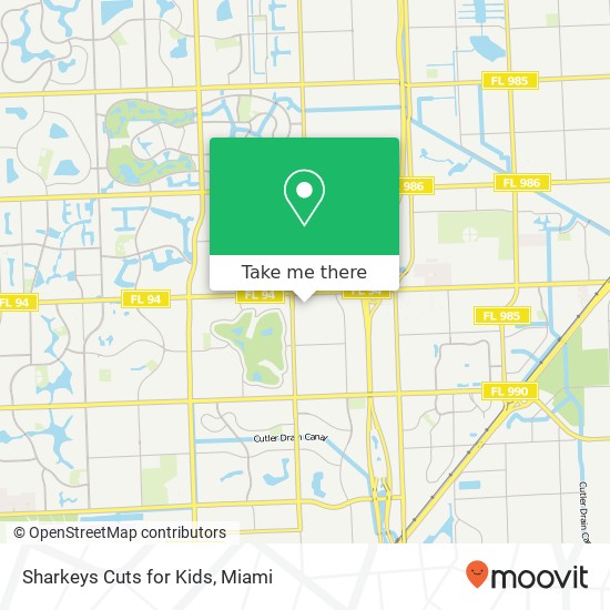 Sharkeys Cuts for Kids map