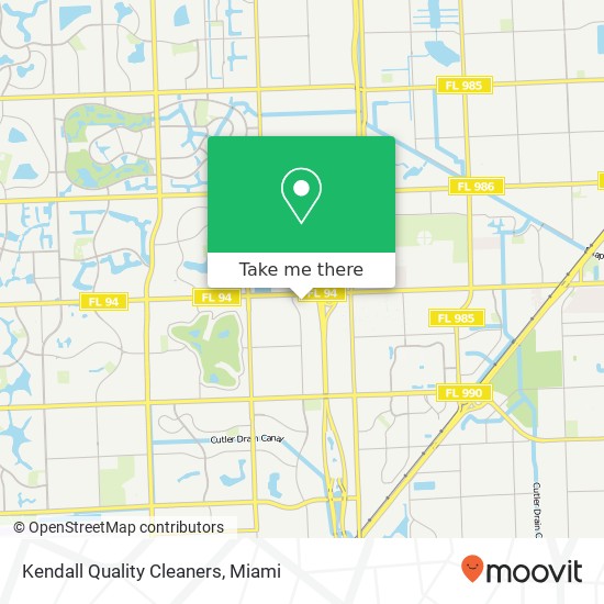 Kendall Quality Cleaners map