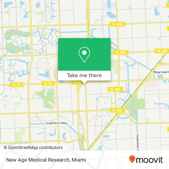 New Age Medical Research map