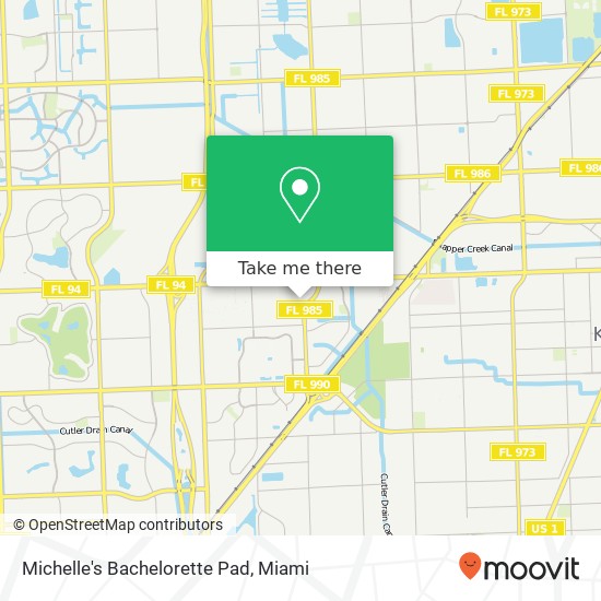 Michelle's Bachelorette Pad map